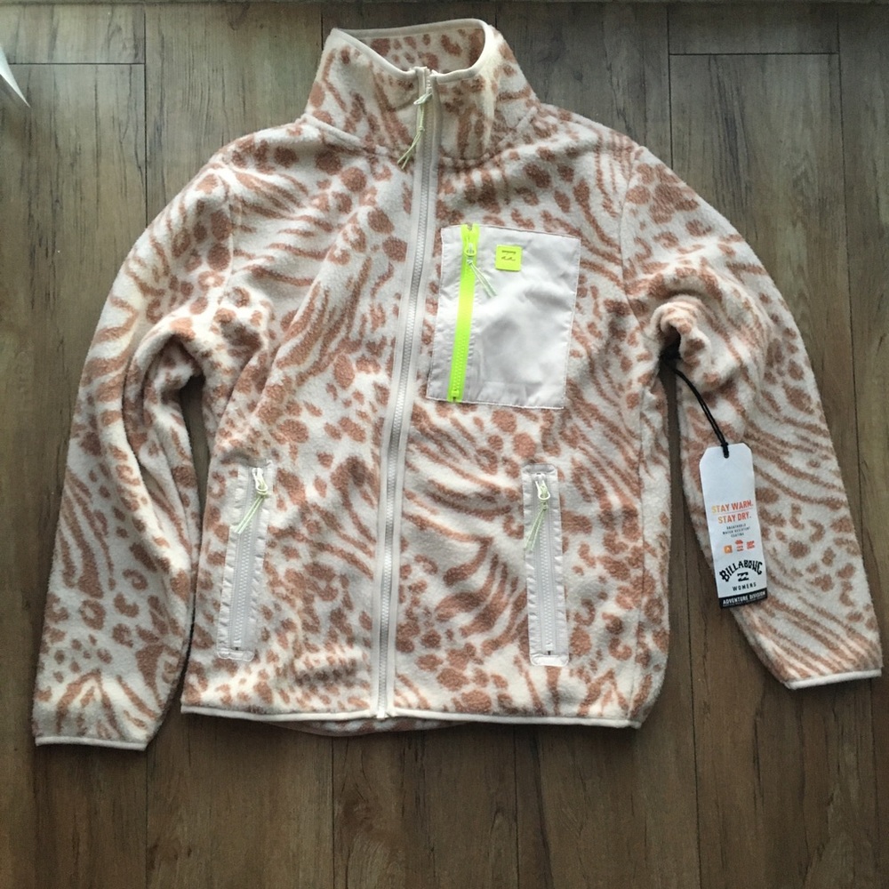 NWT Billabong Switchback Fleece Jacket - Picture 4 of 10